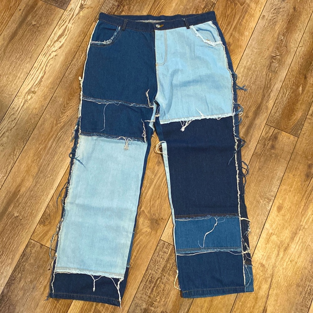 BSongo Men´s Color Patchwork Jeans